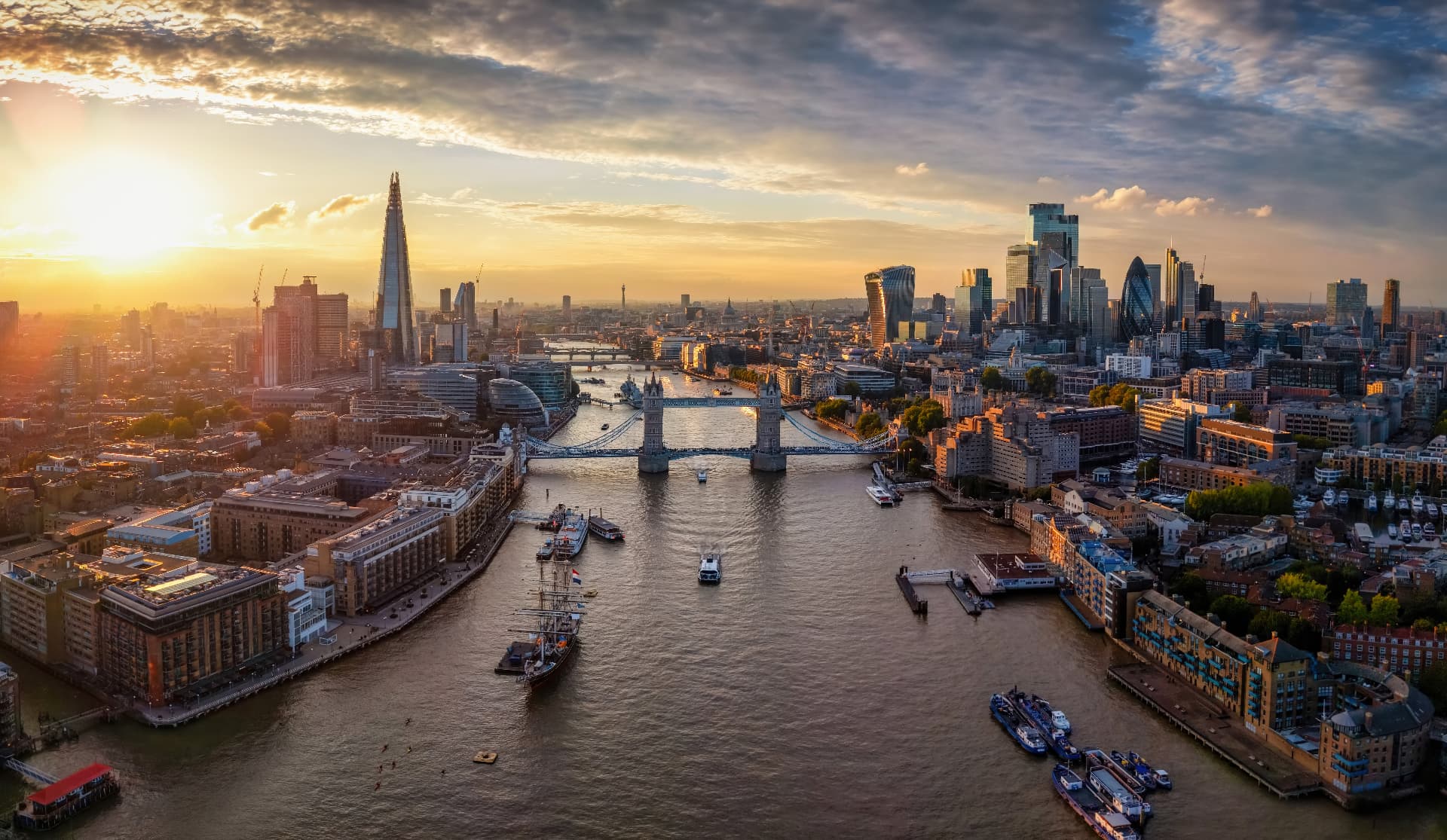 A sunrise over London, symbolising a new beginning for the Trust